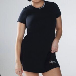 Savage X Fenty Xssential Baby Tee Dress Black Stretchy Women’s Size Small
